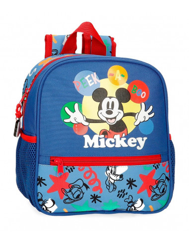 4222041 BACKPACK 25 CM. MICKEY PEEK A BOO